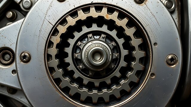 solenoid. Mechanical gears failing to engage, stopped metallic mechanism. public awareness campaigns, NGO reports, designed for public awareness campaigns and NGO communications, used by professors.