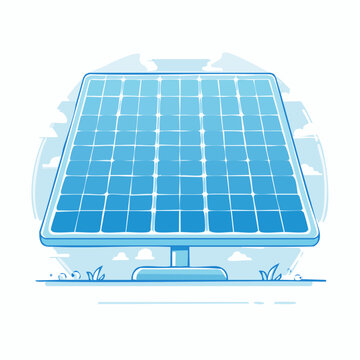 Solar Panel Illustration