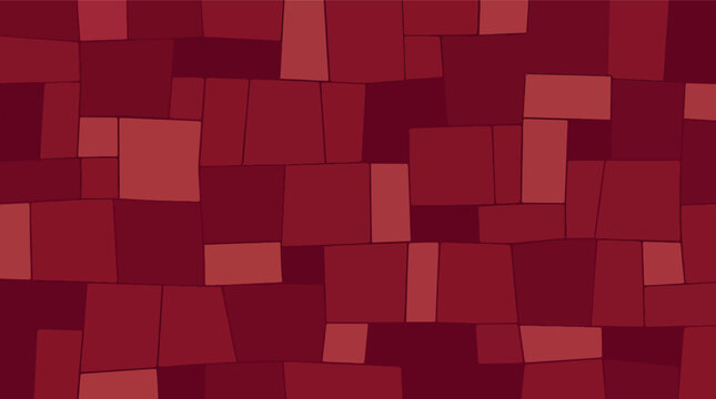 Deep rich red textured background filling the entire frame, abstract vector illustration with subtle surface patterns and intense crimson color palette for graphic design.