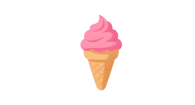 ice cream cone illustration, sweet frozen dessert vector, cartoon ice cream clipart, summer treat graphic, creamy scoop cone design, delicious dessert illustration, colorful ice cream vector, tasty fr