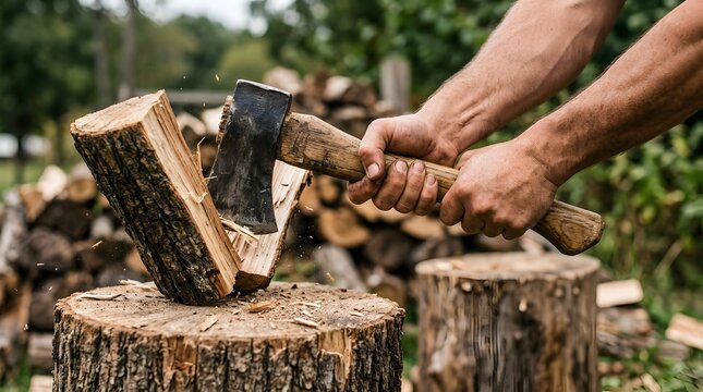 Hard Work Preparation for Winter Heating