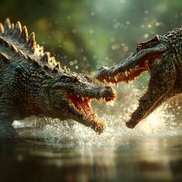 The Primal Clash of River Giants