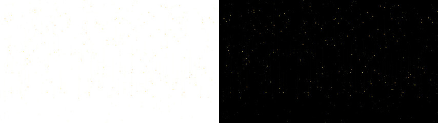 PNG image of Abstract golden dust particles falling down in a soft vertical rain motion effect rendered as a display on transparent background © MariaAlam