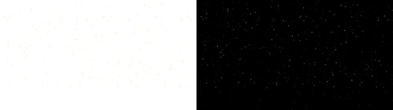 PNG image of&nbsp;Abstract golden dust particles falling down in a soft vertical rain motion effect rendered as a display on transparent background