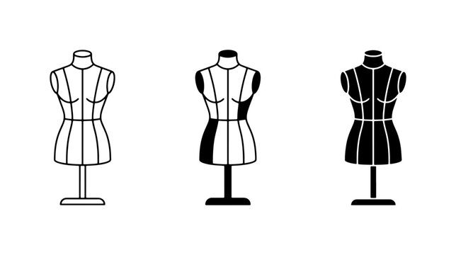 dress form fashion FREE ! Dress form mannequin template for fashion design sketching – The  Croquis Studio main image 0
