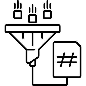 Cryptographic Hashing Icon