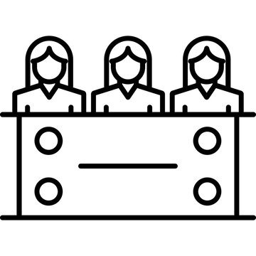 Creditors Committee Vector Icon