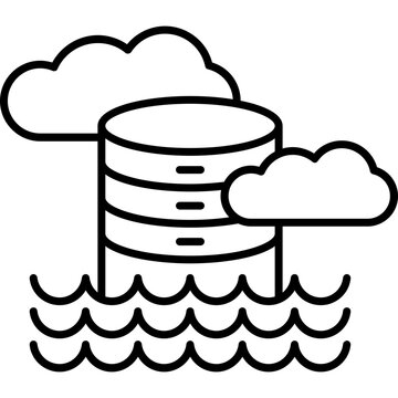 Data Lake Icon