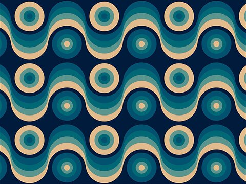 eye lens camera seamless vector pattern abstract art