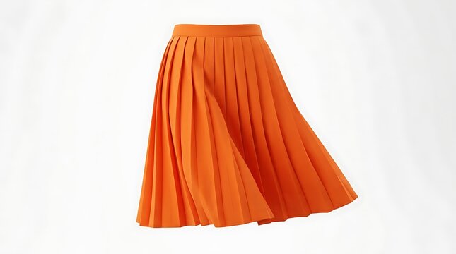 A chic array of women's chiffon skirts in vector format, showcasing airy and graceful designs isolated on a pastel violet background.