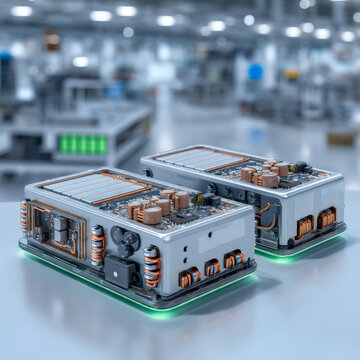 Futuristic Battery Modules in Clean Laboratory Technology Setting