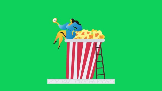 popcorn in the cinema