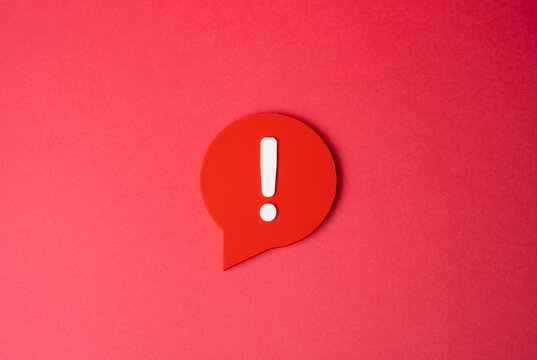 An exclamation point in a comment. A sharp response, categorical disagreement and protest. Saying no. Patience has run out during online discussion and social conflict.