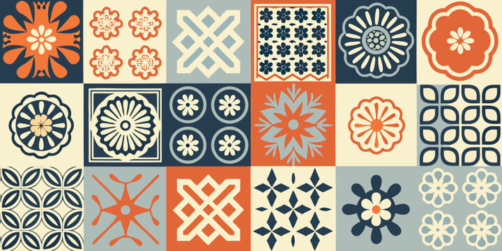 decorative tile patterns a collection of ornamental square designs