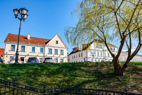 Trinity (Troitsky) Suburb is historical center of Minsk. Old Minsk town.