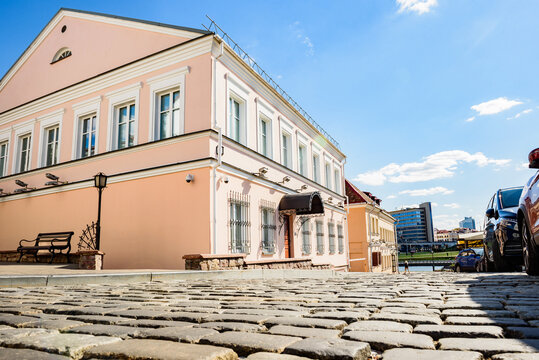 Trinity (Troitsky) Suburb is historical center of Minsk. Old Minsk town.