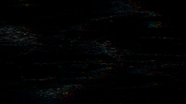 Glitch background with noise, VHS scanlines and digital distortion texture