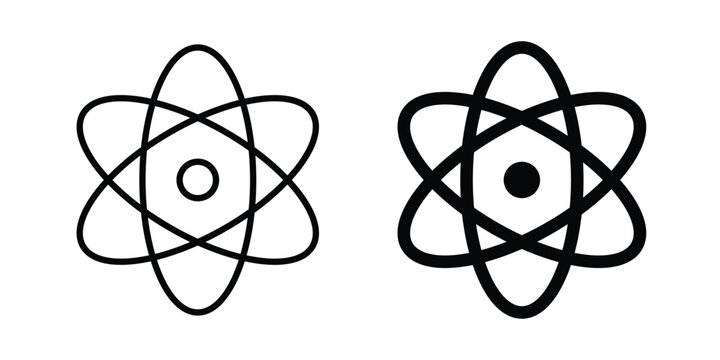 React icon on white background, simple icons.
