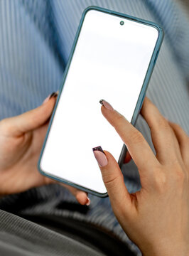 Women'S Hands Over Smartphone Screen