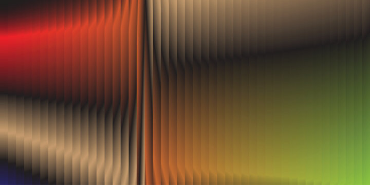 Abstract background with soft glass texture effect, vertical gradient stripes in red, orange, and green vector illustration