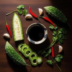 Vibrant Fresh Ingredients For Exotic Culinary Creations © Uyima