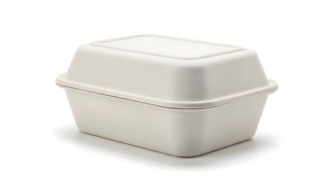 Sustainable food box packaging render