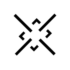 Target Symbol. Black target symbol with circles. Black target icon with crosshairs. Target achievement icon with check mark and arrows indicating success. Success. © Mylifeontopdm