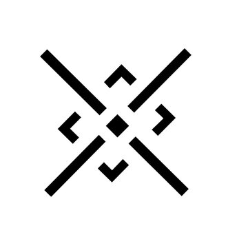 Target Symbol. Black target symbol with circles. Black target icon with crosshairs. Target achievement icon with check mark and arrows indicating success. Success.