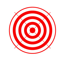 Target Symbol. Black target symbol with circles. Black target icon with crosshairs. Target achievement icon with check mark and arrows indicating success. Success. © Mylifeontopdm