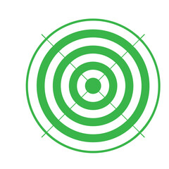 Target Symbol. Black target symbol with circles. Black target icon with crosshairs. Target achievement icon with check mark and arrows indicating success. Success. © Mylifeontopdm