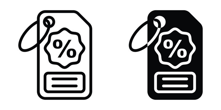 Discount code icon design illustration drawings