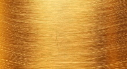 Naklejka premium High resolution macro image of a brushed bronze metal plate featuring fine linear scratches, golden highlights, and warm copper undertones, material, industrial, element