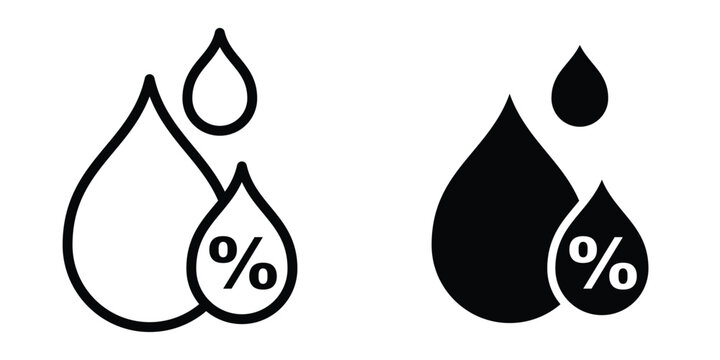 Moisture icon design illustration drawings