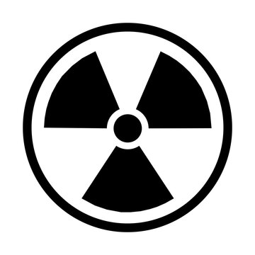 Biohazard Symbol. hazard symbols set, industrial safety warning icons.