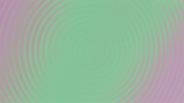 4K stock gradient background footage with a circle striped pattern with a fractal glass effect in green and pink colors abstract design texture art