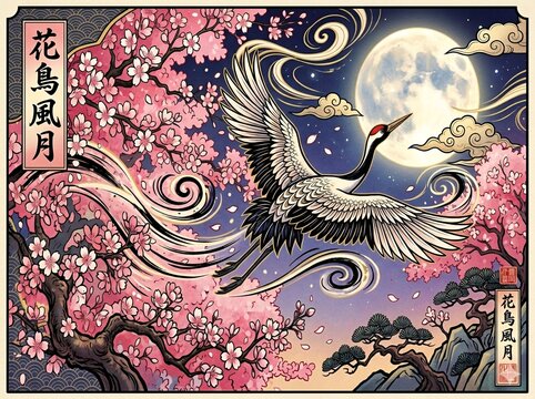 花鳥風月 Images – Browse 1,063 Stock Photos, Vectors, and Video