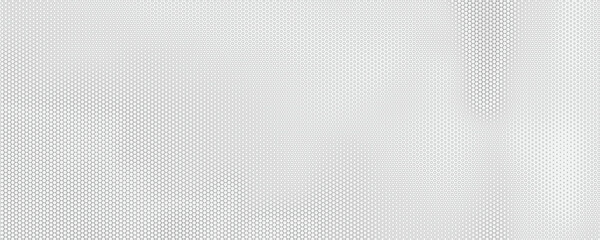 Repeated hexagon shapes pattern. Honeycomb background. Minimalistic print with hexahedrons. Mosaic geometric texture. Tile floor, fence or fishnet surface. Vector graphic illustration. © hnasiri