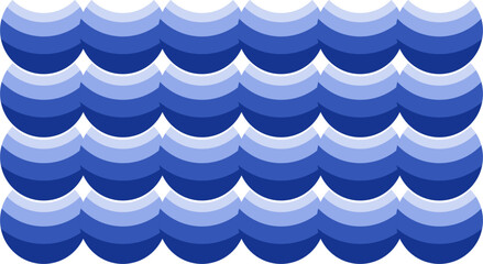 Blue Gradient Abstract Wave Pattern Background © su