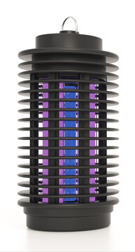Bug zapper isolated on white background. 3D illustration
