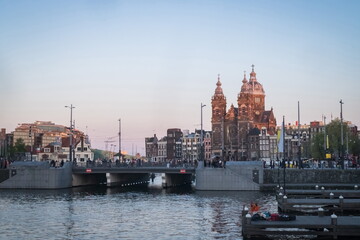 Fototapeta premium Basilica of Saint Nicholas in Amsterdam, Netherlands