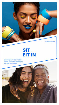 Vertical Modular Split Screen Title 07