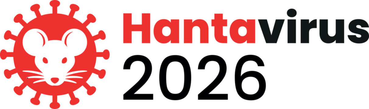 Hantavirus logo icon vector file with a rodent mascot design based on the idea of viruses carried by rodents such as mice and rats. Hantavirus is associated with contaminated rodent urine 2026