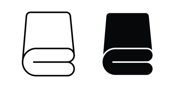 blanket icon logo line black symbols collections.