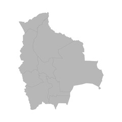 Fototapeta premium bolivia-political-map-vector.eps