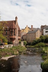 Fototapeta premium Water of Leith Walkway - Edinburgh's Dean Village
