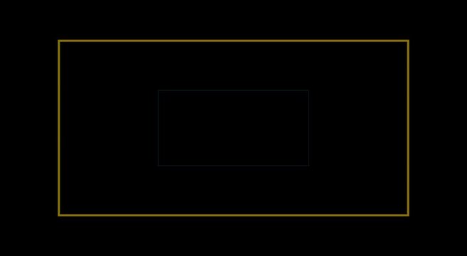 Minimalist rectangular frame overlay animation for creative animation
