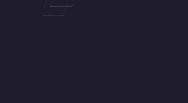 Minimalist geometric motion with pulsing red square frames animation