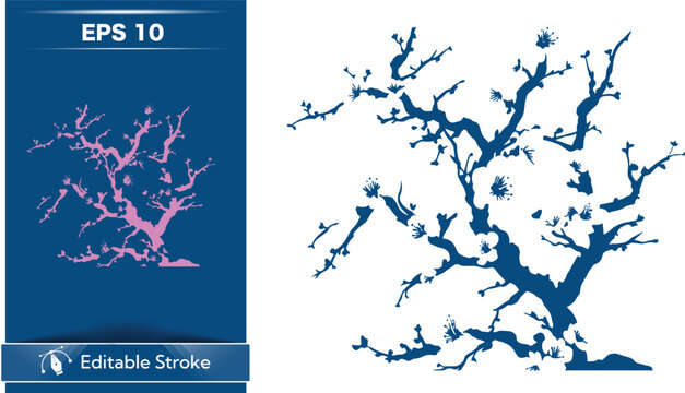 Neuron cell illustration with tree like branching extensions