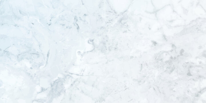 An abstract blue water surface background featuring frozen ice textures and a white marble pattern reminiscent of a cold winter sky
