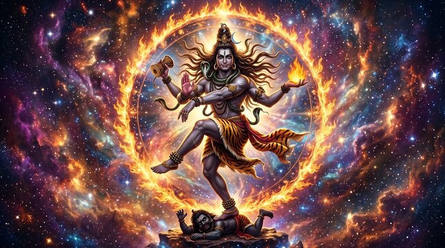 Lord Shiva as Nataraja Cosmic Dance of Creation and Destruction